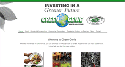 Desktop Screenshot of greengenie.co.za